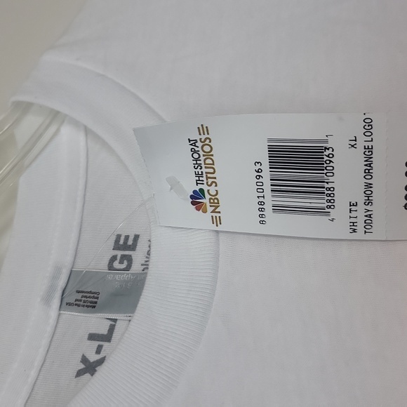 The Shop at NBC STUDIOS Today Show Orange Logo Short Sleeve Tee Shirt - Picture 3 of 10